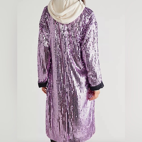 𝓯𝓹 Free People ~ Ella Duster in Orchid Dust Combo - Picture 7 of 16